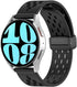 Band for Garmin Venu/Venu sq/Venu sq2/Venu 2 plus, 20mm Watch Strap with Folding Clasp Breathable Silicone Replacement band Compatible with Vivoactive 3/Forerunner 245/645