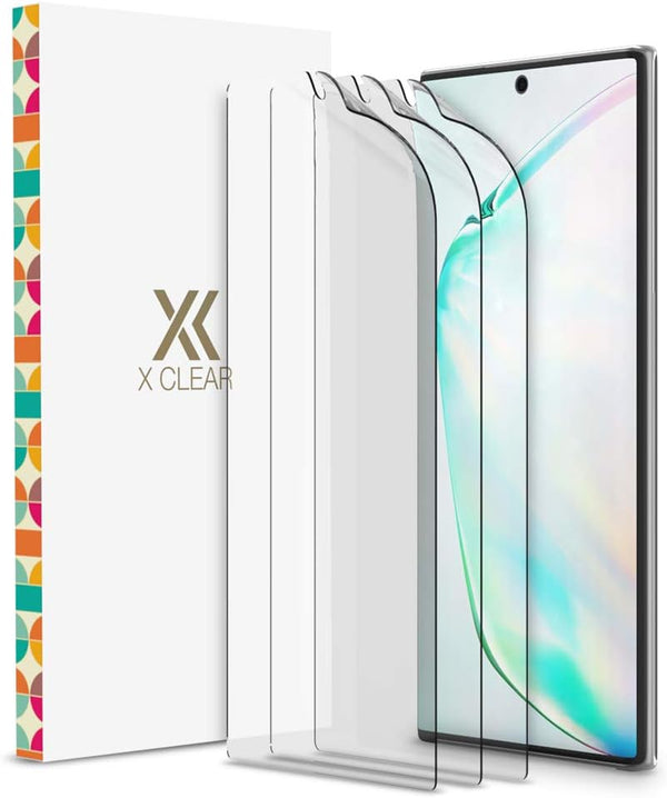 3 Pack HD Anti-Scratch Screen Protector for Galaxy Note 10 Plus/5G (2019) - Case Friendly TPU Film - Samsung Compatible