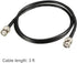 uxcell RG58 Coaxial Cable, BNC Male to BNC Male Connectors, 50 Ohm, 3 Ft