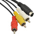 5 Feet/1.5M (2 Pack) AV Cable for Sony Handycam Mini DV and DVD Camcorders-Black