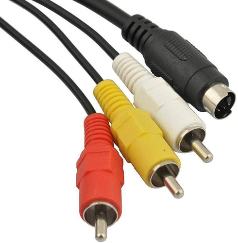 5 Feet/1.5M (1 Pack) AV Cable for Sony Handycam Mini DV and DVD Camcorders-Black