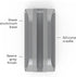 HumanCentric Vertical Laptop Stand for MacBook - Compatible with MacBook Pro, Air, Laptop Holder for Apple Desk Stand