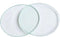 1pc Transparent Board, Clear Glass Working Stage Round Bottom Specimen Plate, Diameter 95mm 100mm