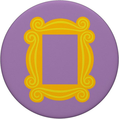 Yellow Peephole Frame Cute Funny Gift PopSockets Standard PopGrip