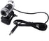 12M 360 20 Web Camera with HD Video Rotating Stand Built-in Microphone Compatible with PC and Laptop Silver Clip On USB