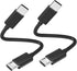 USB-C to Micro USB Cable 2-Pack for Samsung Galaxy S7/S4, MacBook Pro Air, X-Box-One PS4 Controller, Fire Tablets