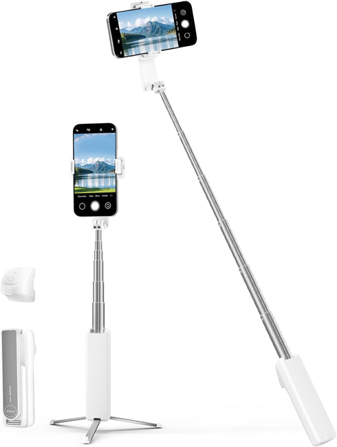 Viozon Aluminum Alloy Wireless Selfie Stick Tripod with Detachable Remote, Lightweight Extendable Phone