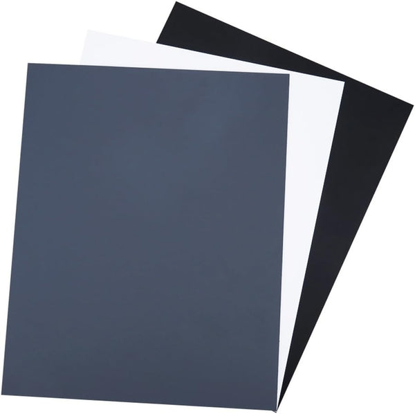 18% Neutral Grey Card JJC White Balance Card for DSLR Camera Video Film 10x8 PVC Exposure Photography Checker with