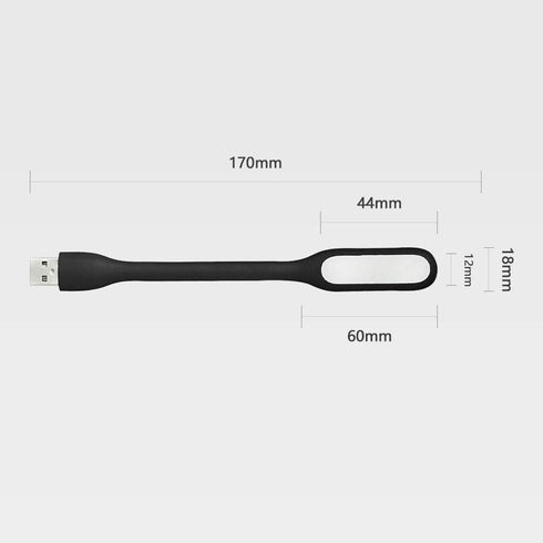 USB LED Light Lamp for Power Bank, Portable Eye Care Mini Night Light with Flexible Arm, USB Gooseneck Reading Lamp,