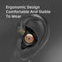 keephifi KZ EDX Pro in Ear Monitor with Mic, Wired Headphones, HiFi Stereo Stage Wired Earphone, Dual DD IEM Earbuds