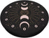 Moon Phases Astrology Space Stars Pattern Black PopSockets Standard PopGrip