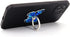 Butterfly Cell Phone Ring Holder, 360° Rotation Finger Grip Stand Compatible with All Smartphones (Blue)