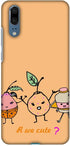 AMZER Slim Fit Handcrafted Designer Printed Snap On Hard Shell Case with Screen Cleaning Kit for Huawei P20 - Are We