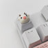 Personalized Cute White Keycap, Custom 3D ESC Key OEM R4 Profile Keycap for Mechanical Keyboard MX Switch (Cartoon Cow)