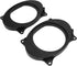1/2 Car Speaker Adapter - 2pcs 6X9 Car Speakers, 6.5inch Black Speaker Adapter Bracket Ring with 2 Wire Harness