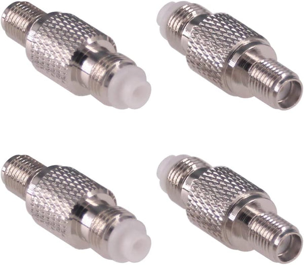 4pcs SMA Female to FME Female RF Coaxial Coax Adapter, SMA to FME Connector (F147-4)