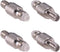4pcs SMA Female to FME Female RF Coaxial Coax Adapter, SMA to FME Connector (F147-4)
