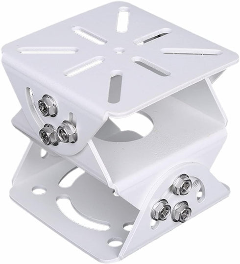 WiTi Universal Joint Mount for Security Camera, 3-Axis Bracket Adjustable Solid Metal Base, Connector Suitable for CCTV
