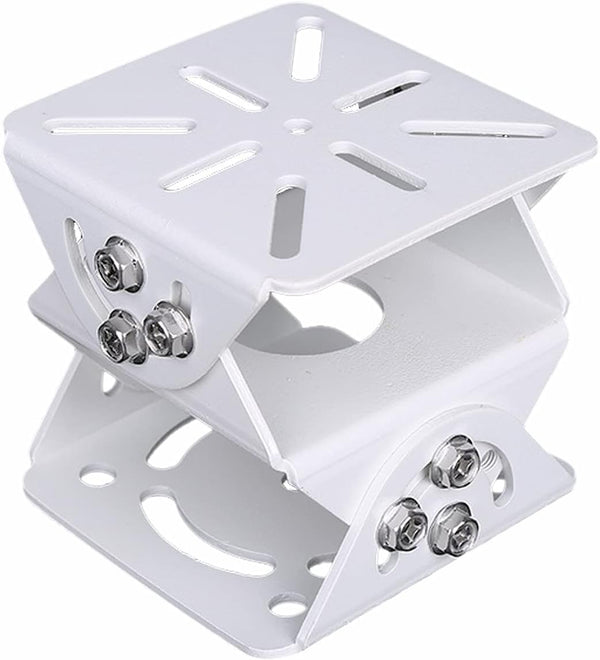 WiTi Universal Joint Mount for Security Camera, 3-Axis Bracket Adjustable Solid Metal Base, Connector Suitable for CCTV