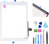 White Digitizer Repair Kit for iPad 9.7" 2018, A1893 A1954 Touch Screen Replacement