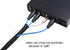 Alex Tech 25ft 1 inch - Cord Protector Wire Loom Tubing Cable Sleeve Split Sleeving For USB Cable Power Cord Audio
