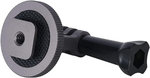 NICEYRIG Hot Shoe Mount Adapter for GoPro Hero 10/9/8/7/6/5, Compatible with Tripod and DSLR Camera
