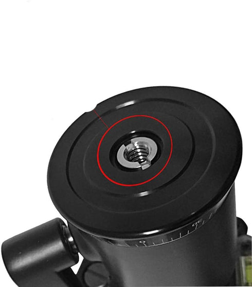 3/8" to 1/4" Tripod Ballhead Reducer Bushing Convert Screw Adapter for Tripod Monopod Ballhead Video Light
