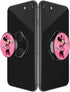 (3 Pack) Multifunction Cell Phone Stand - Finger Holder and Grip Pink Heart, Foldable Phone Kickstand Mount for