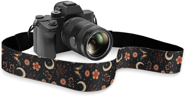 Coldinair Black Adjustable Camera Strap Universal Neck & Shoulder Soft Padded Strap for