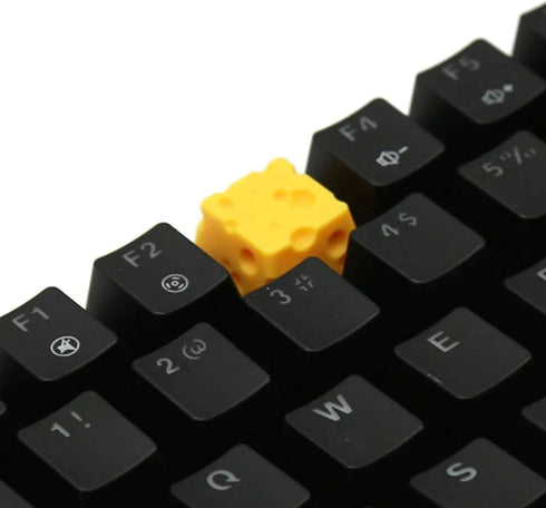 Resin Keycap for Mechanical Keyboard, DIY Key Caps for Cherry MX Switches, Personality Cheese Keycaps for Keyboards