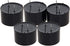 Fielect 5Pcs Active Buzzer Alarm, DC12V 100dB Beeper, Continuous Sound Speaker FSD-3020