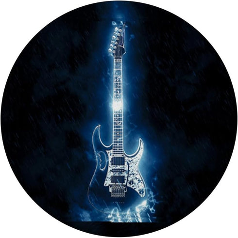 PopSockets PopGrip: Swappable Grip for Phones & Tablets - Electric Guitar Gadget Cool Ice Blue Color Gift