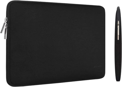 MOSISO Laptop Sleeve for MacBook Air/Pro, 13-13.3 inch Notebook, Neoprene Bag with Small Case, Black