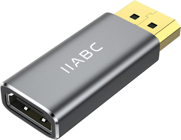 Displayport to HDMI Adapter, 4K 24K Gold Plated DP to HDMI Female Converter for Lenovo, HP, Dell