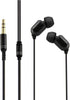 YOCUNKER 3.5mm Wired Earphone, in-Ear Earbuds, High Sound Quality, 3 Meter Length Cord, No Microphone, Black