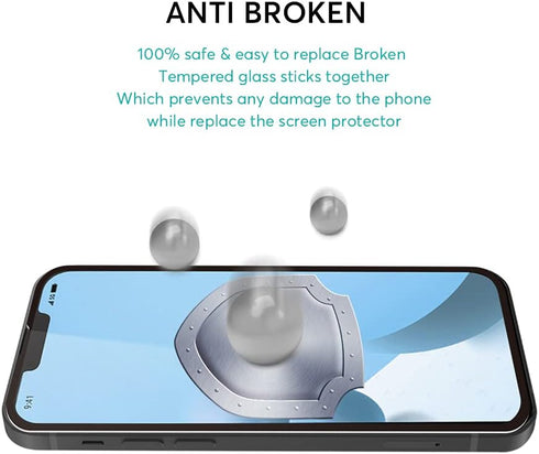 IceSword Superior HD Screen Protector for iPhone 12 Pro Max - Clear Tempered Glass Film, 9H Hardness
