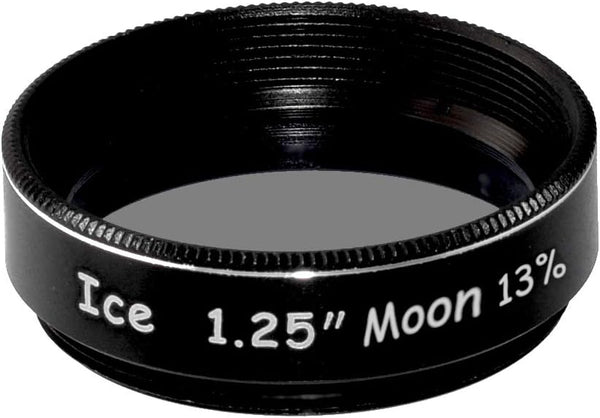ICE 1.25" Moon 13% 3 Stop ND Filter, Optical Glass for Telescope