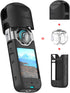 LICHIFIT Transparent PC Lens Cap and Silicone Protective Case for Insta360 X3 Camera Lens Guard
