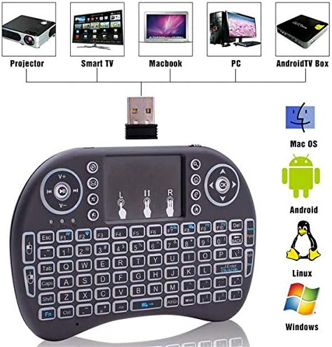 Mini i8 Wireless Keyboard 2.4G with Touchpad for PC, Android, Desktop, TV Box