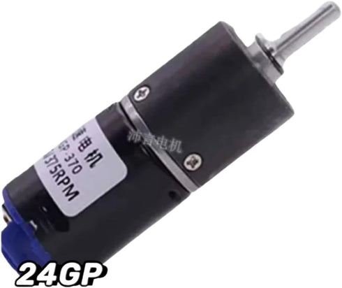 BNCZDOJO 6V12V24V 24GP-370 24mm Bracket,12V,240rpm) DC Planetery Gear Motor All-Metal Gear Speed Control CW/CCW DIY