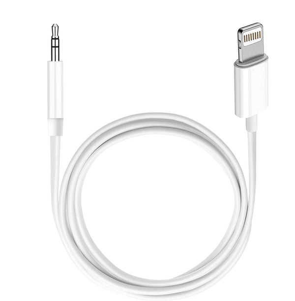 (Apple MFi Certified) iPhone AUX Cord, Lightning to 1/8 Inch Audio Cable, 3.3ft, Compatible for iPhone