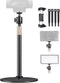 jidinung Upgraded Webcam Stand for Desk, Telescopic Webcam Tripod Mount with Ball Head,