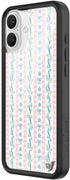 Wildflower 16 6.5ft Cases - Compatible with iPhone Plus | Protective Black Bumper, Drop Test Certified, Women Owned