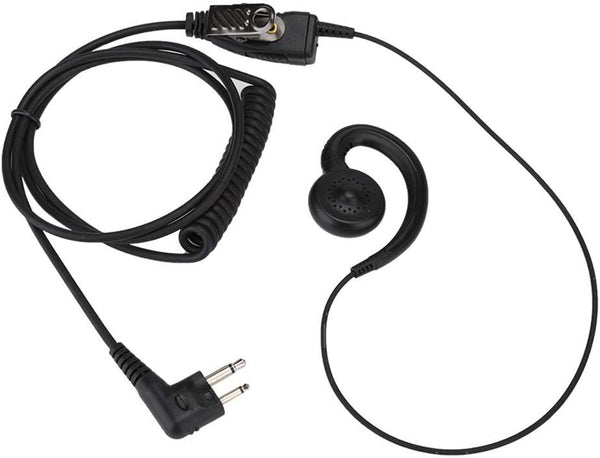 AEH3000-M1A Walkie Talkie Two Way Radio Black Headset Mic, Modular Design 180 Rotating Speaker Earpiece