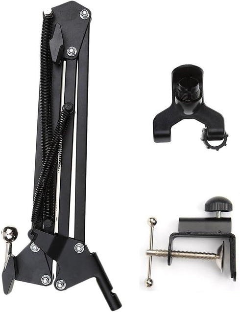 AceTaken 33'' 4-6.5'' Articulating Arm Phone Mount Stand for Baking Crafting Demo Videos/Live Streaming (Compatible