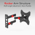 Generic 26-50" Adjustable Wall Mount Bracket Rotatable TV Stand with Spirit Level