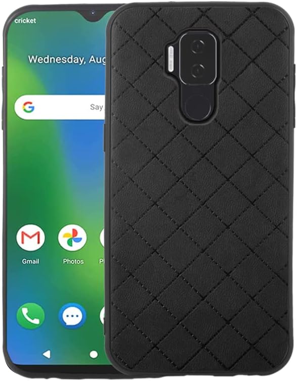 ELISORLI Rugged Thin Slim Case for Cricket Influence V350C/AT&T Maestro Plus V350U, Anti-Slip Fit Rubber TPU Mobile