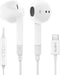 LUDOS FEROX USB C Headphones, 5 Years Warranty, USB-C Earbuds for iPhone 15 Pro Max, Samsung Galaxy S23 Ultra