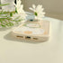 iPhone Case - Cute Caroon Duck with Frog Hat Soft Design (Beige, iPhone 14)