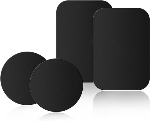 Adhesive Thin Metal Plates(Compatible with Magnetic Mounts),4 Piece Metal Plates for Phone